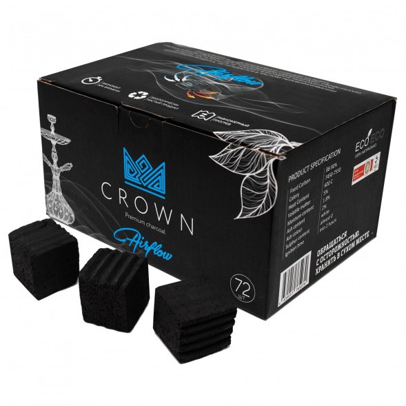 Уголь Crown Airflow (25 мм, 72 кубика) купить в Ижевске