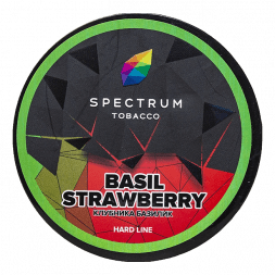 Табак Spectrum Hard - Basil Strawberry (Клубника Базилик, 200 грамм)