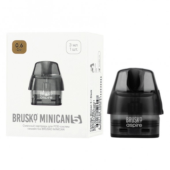 Сменный картридж Brusko - Minican 5 (1 Ом) купить в Ижевске
