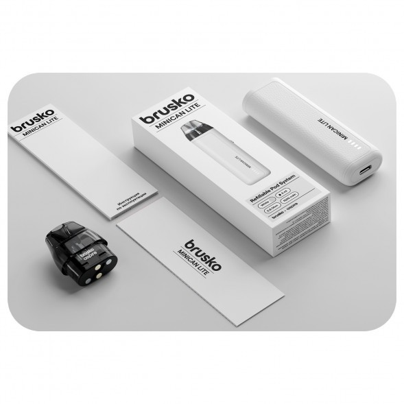Электронная сигарета Brusko - Minican LITE (White) купить в Ижевске