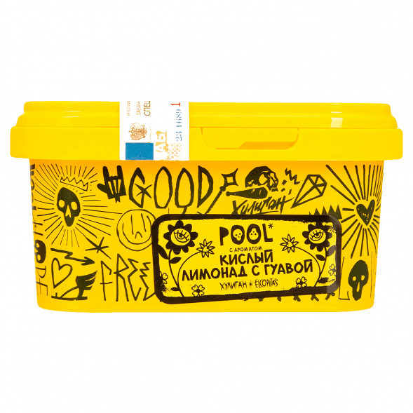 Табак Хулиган - POOL (Кислый Лимонад с Гуавой, 200 грамм) купить в Ижевске