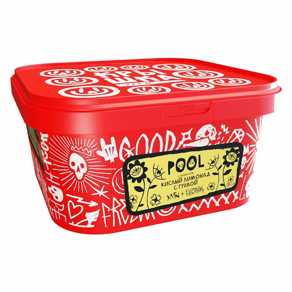 Табак Хулиган - POOL (Кислый Лимонад с Гуавой, 200 грамм) купить в Ижевске