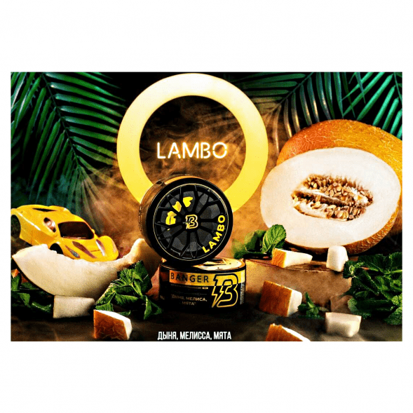 Табак Banger - Lambo (Дыня, Мелисса, Мята, 25 грамм) купить в Ижевске