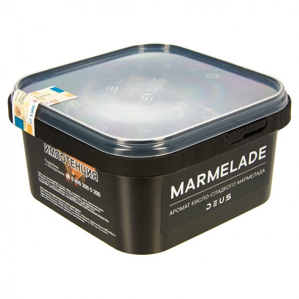 Табак Deus - Marmelade (Кисло-Сладкий Мармелад, 250 грамм) купить в Ижевске