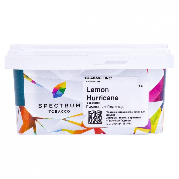 Табак Spectrum - Lemon Hurricane (Лимонные Леденцы, 200 грамм) купить в Ижевске