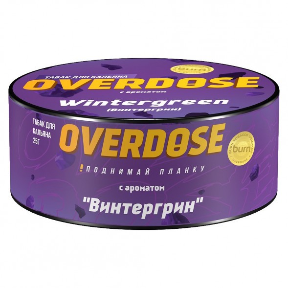 Табак Overdose - Wintergreen (Винтергрин, 25 грамм) купить в Ижевске
