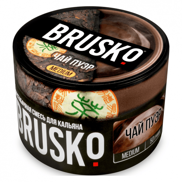 Смесь Brusko Medium - Чай Пуэр (50 грамм) купить в Ижевске