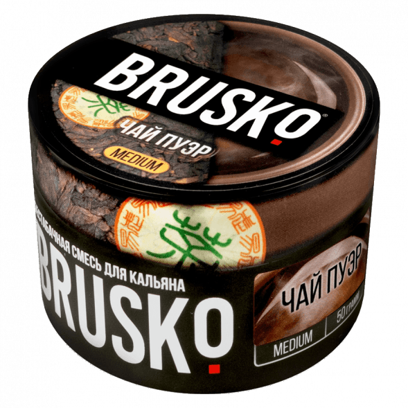 Смесь Brusko Medium - Чай Пуэр (50 грамм) купить в Ижевске