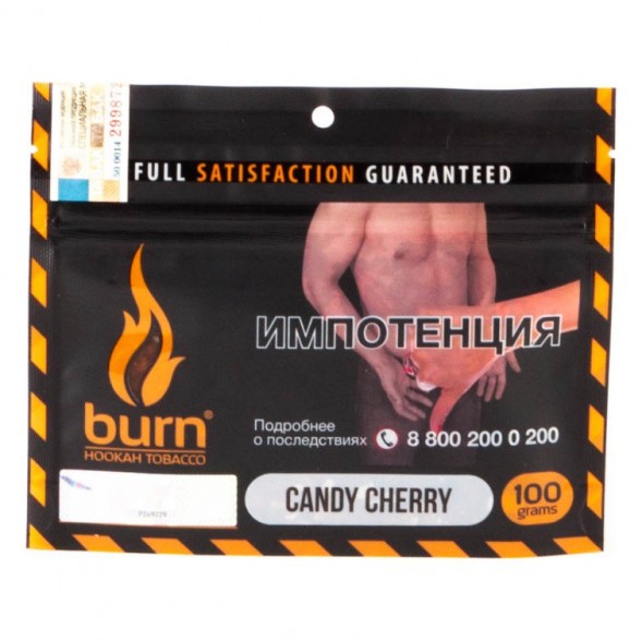 Табак Burn - Candy Cherry (Вишневая Конфета, 100 грамм) купить в Ижевске