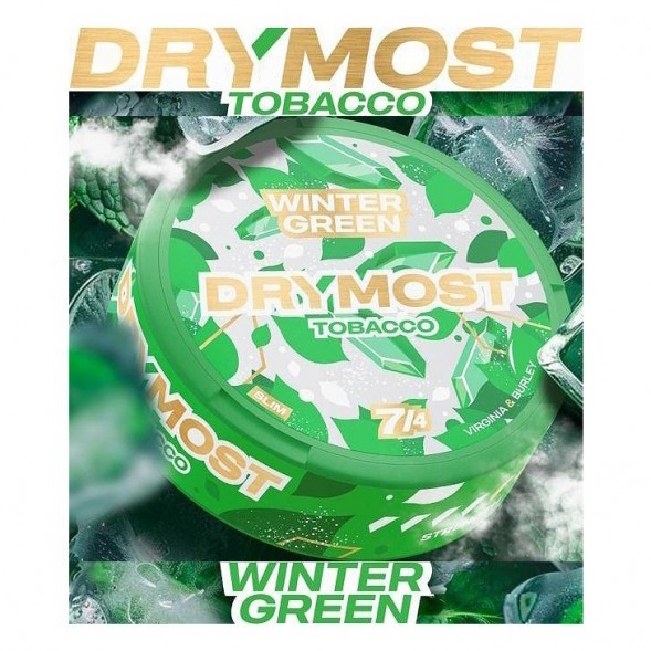Табак жевательный DryMost - Winter Green (12 грамм) купить в Ижевске