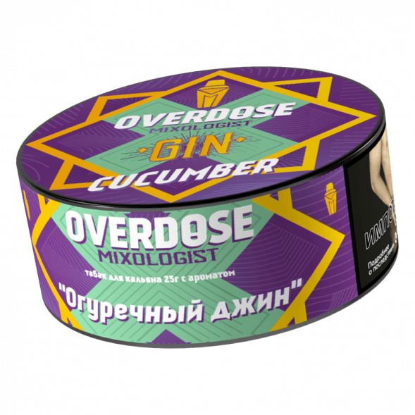 Табак Overdose - Gin Cucumber (Огуречный Джин, 25 грамм) купить в Ижевске