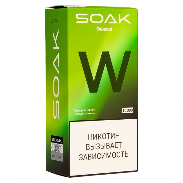SOAK W - Фейхоа (10000 затяжек) купить в Ижевске