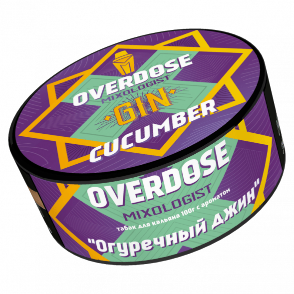 Табак Overdose - Gin Cucumber (Огуречный Джин, 100 грамм) купить в Ижевске