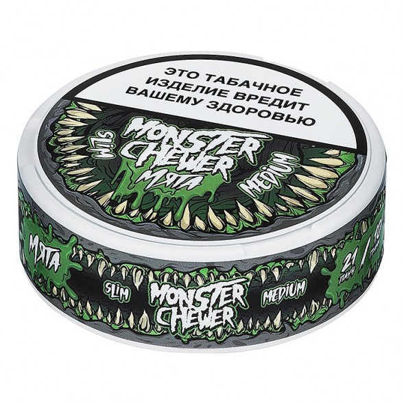 Табак жевательный Monster Chewer - Medium Мята (10 грамм) купить в Ижевске