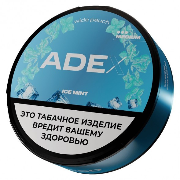 Табак жевательный ADEX MEDIUM WIDE - Ice Mint (Ледяная Мята) купить в Ижевске