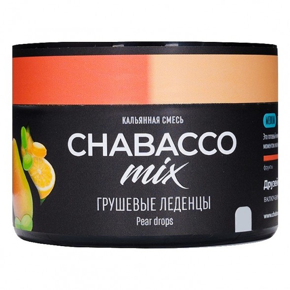 Смесь Chabacco MIX MEDIUM - Pear Drops (Грушевые Леденцы, 40 грамм) купить в Ижевске