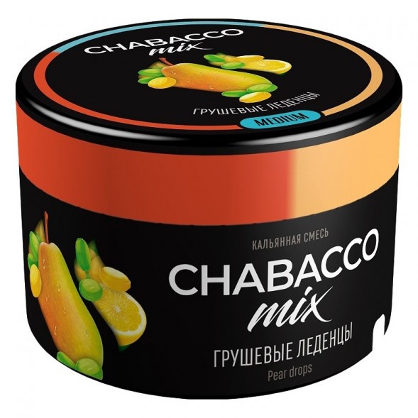 Смесь Chabacco MIX MEDIUM - Pear Drops (Грушевые Леденцы, 40 грамм) купить в Ижевске