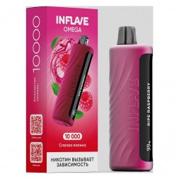 INFLAVE OMEGA - Спелая Малина (Ripe Raspberry, 10000 затяжек)