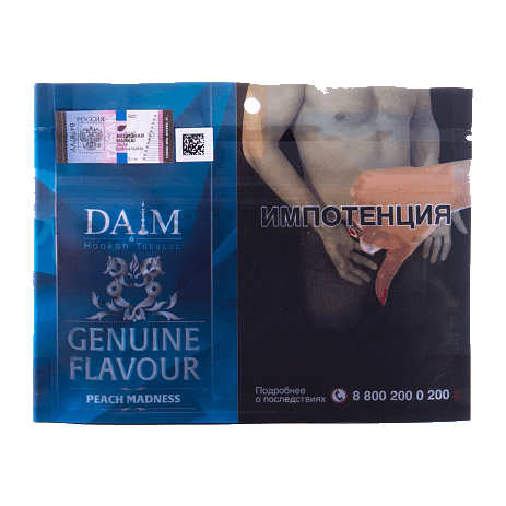 Табак Daim - Peach Madness (Персиковое Безумие, 100 грамм) купить в Ижевске