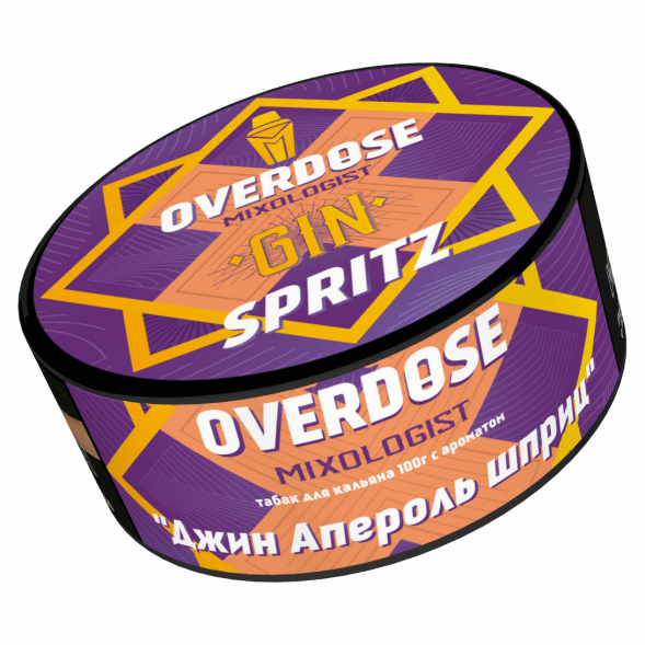 Табак Overdose - Gin Spritz (Джин Апероль Шприц, 100 грамм) купить в Ижевске