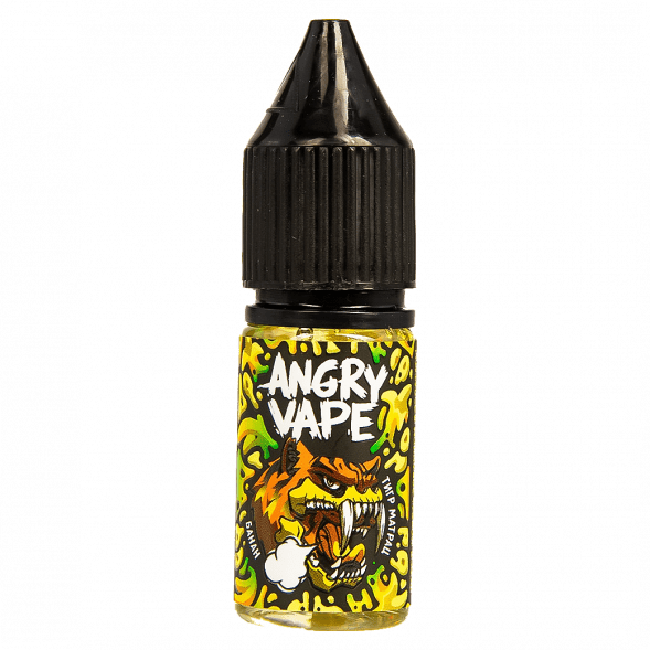 Жидкость Angry Vape Salt - Тигр Матрац (Банан, 10 мл, 2 мг) купить в Ижевске