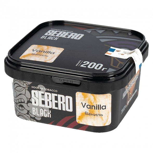 Табак Sebero Black - Vanilla (Ваниль, 200 грамм) купить в Ижевске