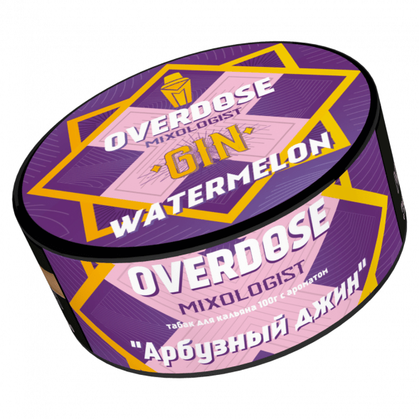 Табак Overdose - Gin Watermelon (Арбузный Джин, 100 грамм) купить в Ижевске