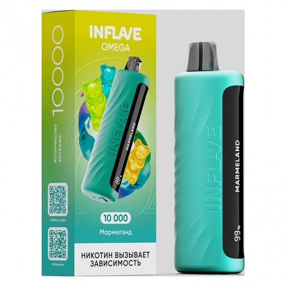 INFLAVE OMEGA - Мармелэнд (Marmeland, 10000 затяжек) купить в Ижевске