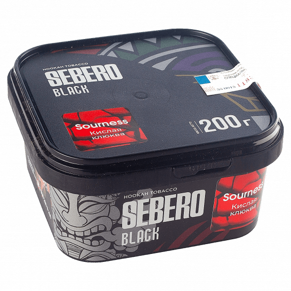 Табак Sebero Black - Sourness (Кислая Клюква, 200 грамм) купить в Ижевске