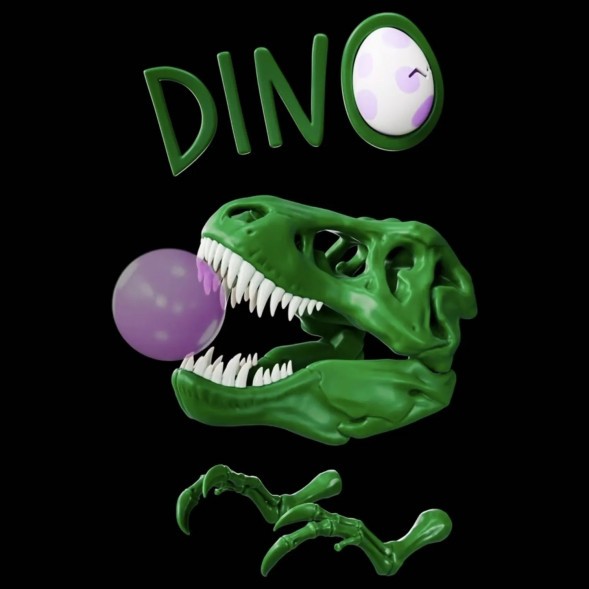 Табак Хулиган Hard - DINO (Мятная Жвачка, 25 грамм) купить в Ижевске