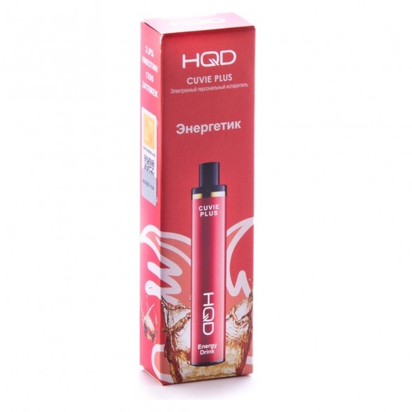 HQD Cuvie Plus - Энергетик (Energy Drink, 1200 затяжек) купить в Ижевске