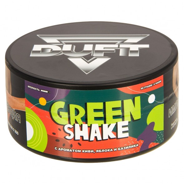 Табак Duft - Green Shake (Киви Яблоко Базилик, 80 грамм) купить в Ижевске