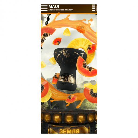 Табак Element Земля - Maui NEW (Ананас - Папайя, 25 грамм) купить в Ижевске