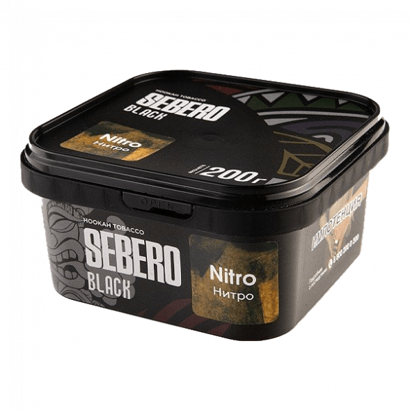 Табак Sebero Black - Nitro (Нитро, 200 грамм) купить в Ижевске