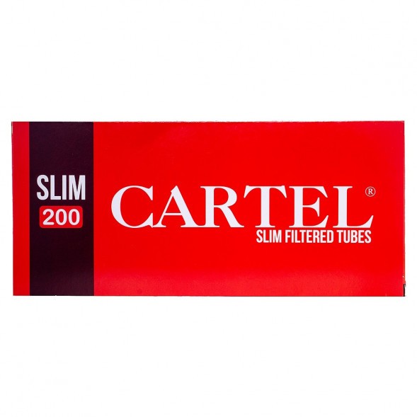 Гильзы сигаретные Cartel - Slim Red 84x17мм (200 штук) купить в Ижевске