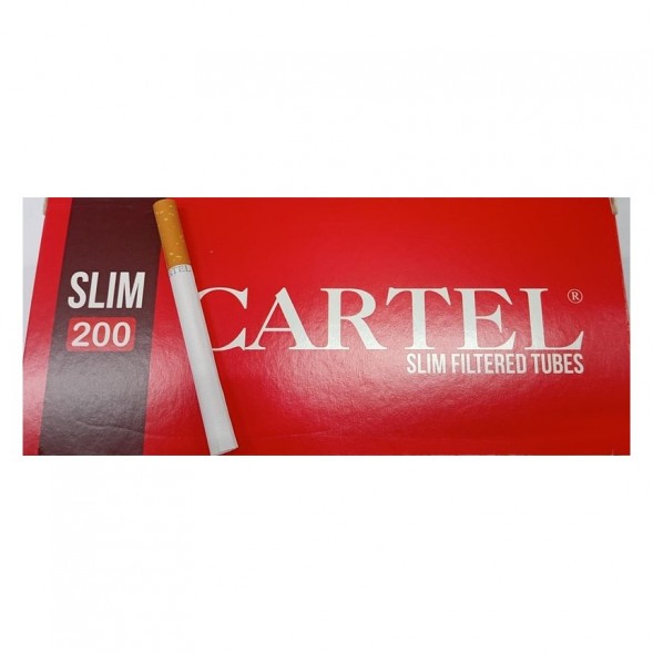Гильзы сигаретные Cartel - Slim Red 84x17мм (200 штук) купить в Ижевске