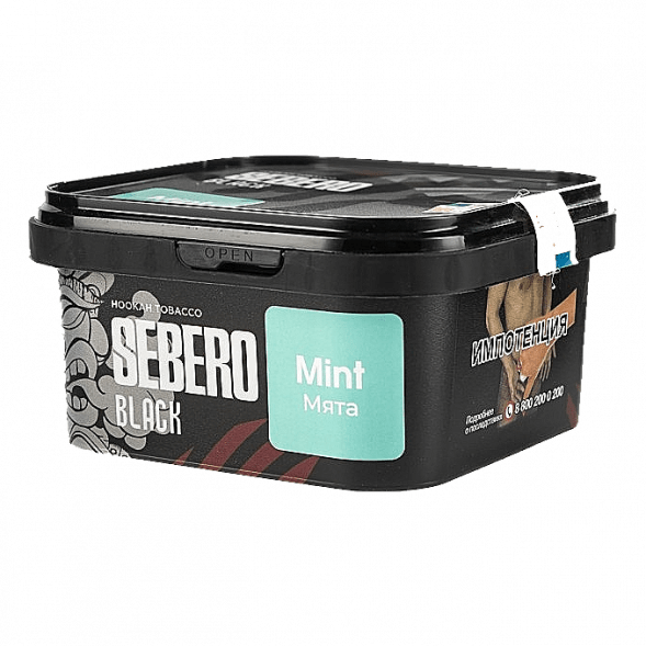 Табак Sebero Black - Mint (Мята, 200 грамм) купить в Ижевске