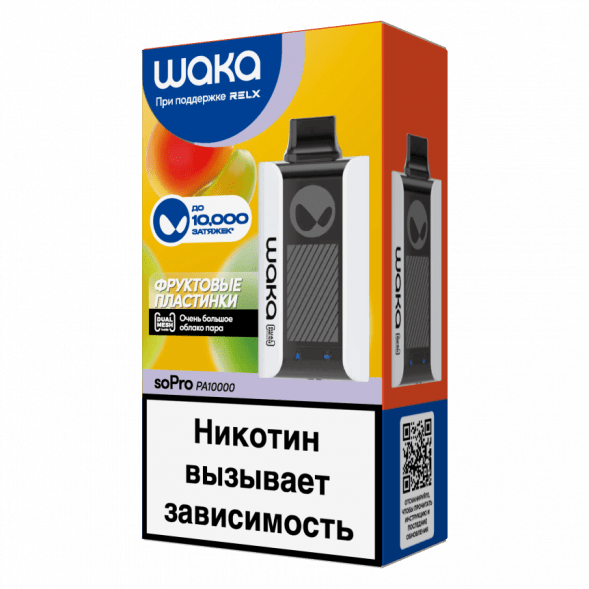 WAKA - Фруктовые Пластинки (10000 затяжек) купить в Ижевске