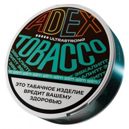 Табак жевательный ADEX ULTRA STRONG SLIM - Эвкалипт