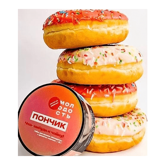 Табак Молодость - Что-нибудь к Чайку! (Пончик, 25 грамм) купить в Ижевске