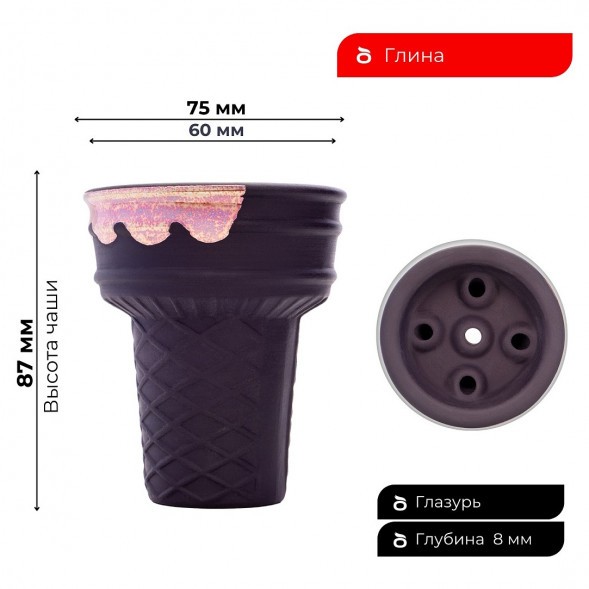 Чаша Gelato Cioccolato Gold купить в Ижевске