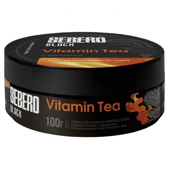 Табак Sebero Black - Vitamin Tea (Облепиховый Чай, 100 грамм) купить в Ижевске