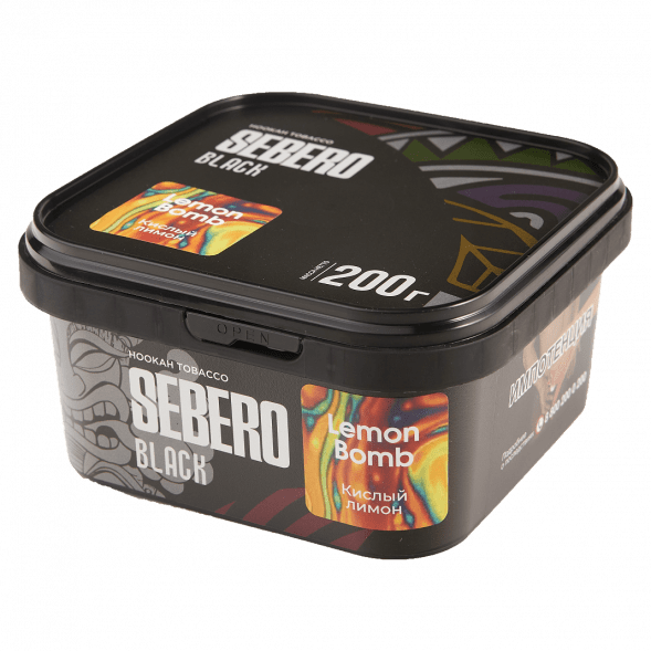 Табак Sebero Black - Lemon Bomb (Кислый Лимон, 200 грамм) купить в Ижевске