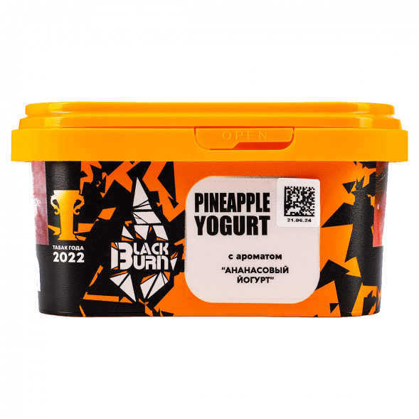 Табак BlackBurn - Pineapple Yogurt (Ананасовый Йогурт, 200 грамм) купить в Ижевске