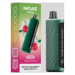 INFLAVE OMEGA - Жасмин Малина (Jasmine Tea with Raspberry, 10000 затяжек)