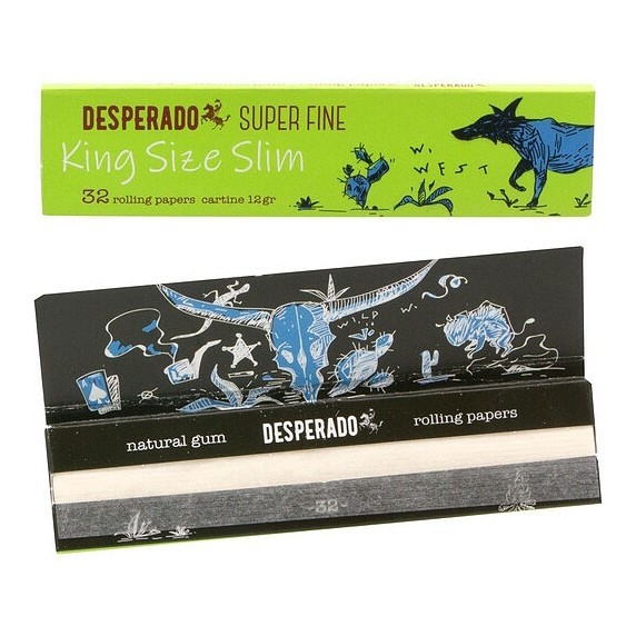 Бумага для самокруток Desperado - Super Fine King Size Slim (32 штук) купить в Ижевске
