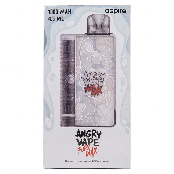 Электронная сигарета Brusko - Angry Vape Fury Max (Белый) купить в Ижевске