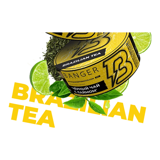 Табак Banger - Brazilian Tea (Чёрный Чай с Лаймом, 100 грамм) купить в Ижевске