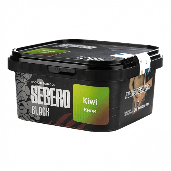 Табак Sebero Black - Kiwi (Киви, 200 грамм) купить в Ижевске