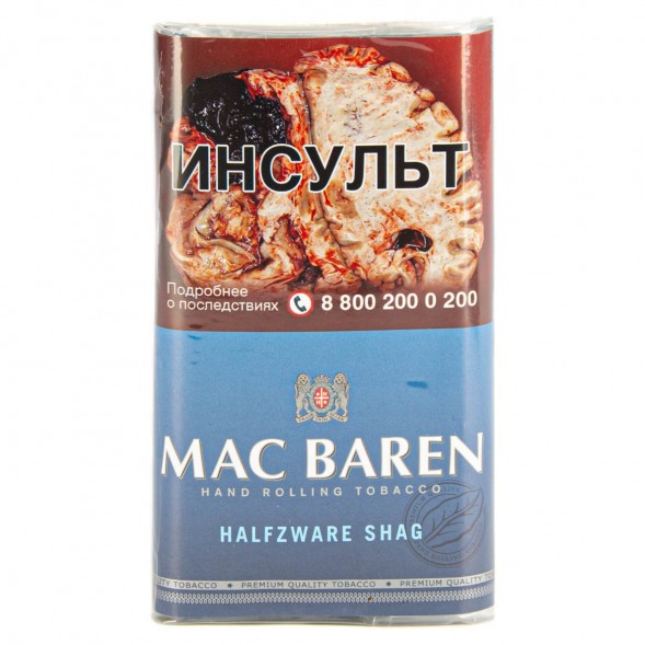 Табак сигаретный Mac Baren - Halfzware Shag (40 грамм) купить в Ижевске